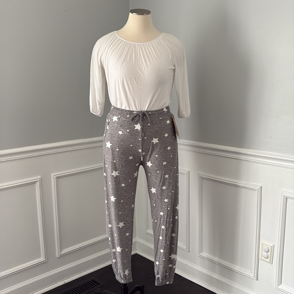 Bae City Star Print Joggers